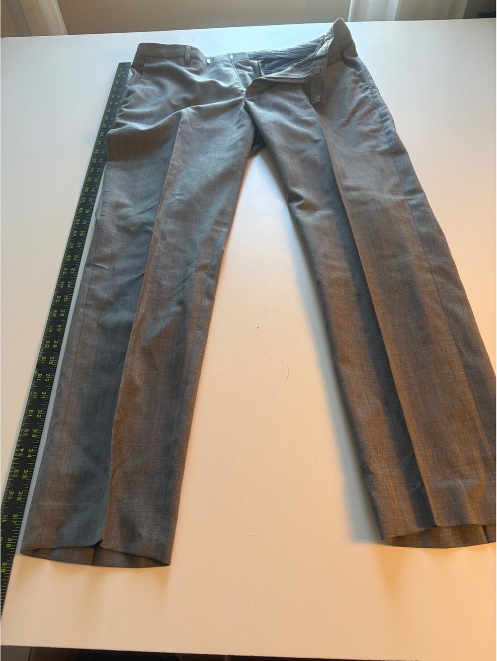 Hugo Boss Men's Gray Dress Pants Size 50 EU / 34 US